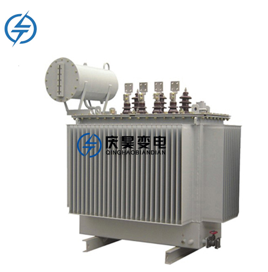 Oil transformer with oil tank and conservator.png